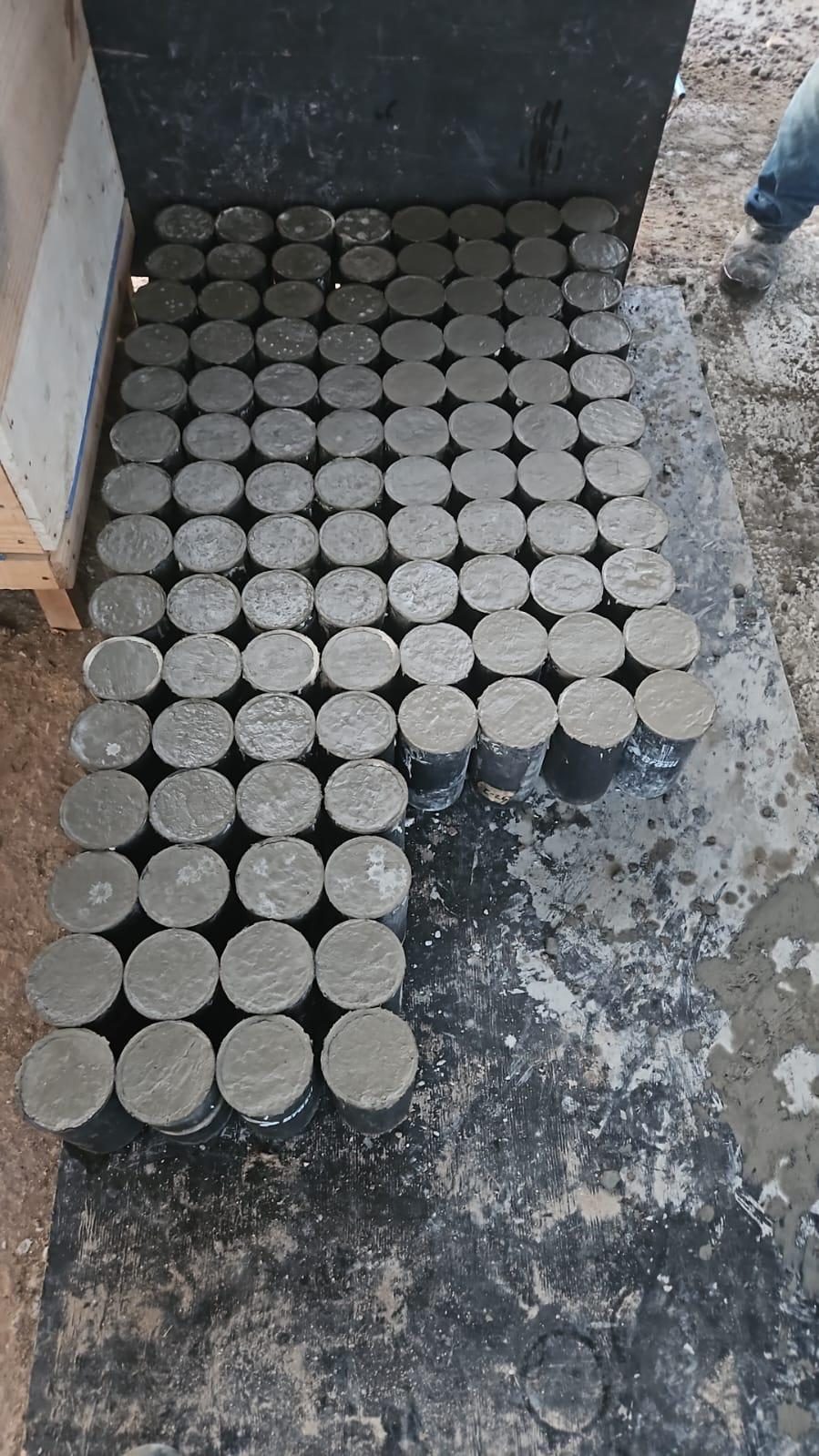 Corpos de prova de concreto
