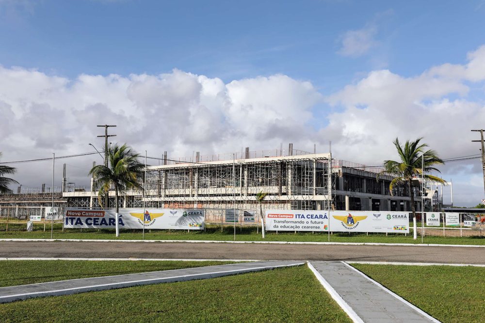 Obras do novo campus do ITA no Ceará